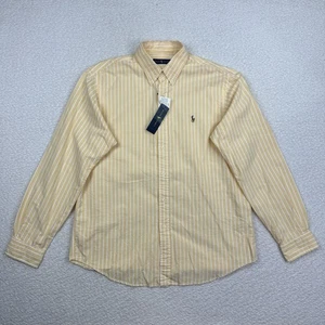Ralph Lauren Oxford Hemd Herren Gr. Large gelb gestreift langarm klassisch - Bild 1 von 8