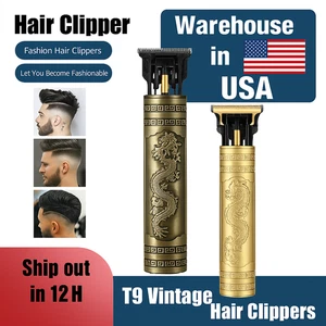Cortapelos profesional recortadora corte barba barba máquina de afeitar peluquero inalámbrica - Imagen 1 de 23