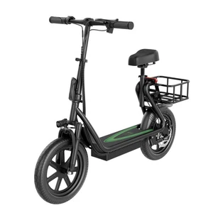 Ladped Electric Scooter with Seat, Foldable 500W 10.4Ah Battery 22mph 28Miles - Picture 1 of 13