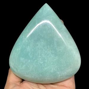 1832.4 Cts Natural Untreated Amazonite 110x99x27mm Huge Polished Pear Gemstone - Picture 1 of 10
