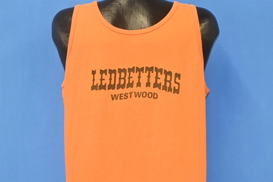 Camiseta sin mangas vintage años 70 LEDBETTERS WESTWOOD BLVD RANDY SPARKS GRANDE L Foto 1 de 4