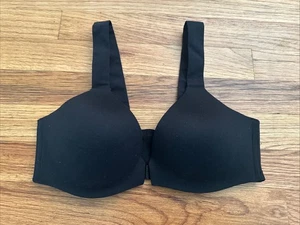 Spanx 34B Negro Bra‐llelujah Acolchado Cobertura Completa Cierre Frontal Inalámbrico - Imagen 1 de 4