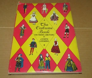 The Costume Book for Parties and Plays book Leeming HC DJ - Picture 1 of 9