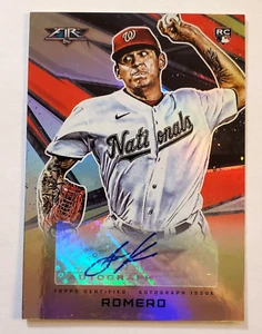 Autógrafo Topps Fire 2021 Seth Romero # AV-SR Washington Nationals inserto de radiocontrol - Imagen 1 de 1
