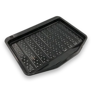 2 x Grillschale Ofenschale Lochblech Brötchenblech emailliert 41x2,5x31,5 cm  - Bild 1 von 1