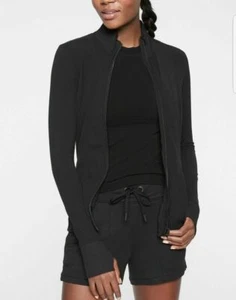 ATHLETA Shanti Workout Fitness Jacket // Black sz Small #410475 - Picture 1 of 5