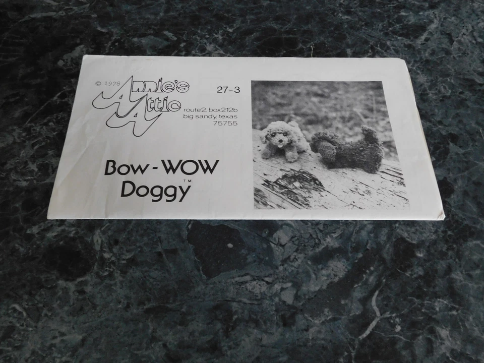 Annie's Attic Bow Wow Doggy 27-3 - Image 1 of 1