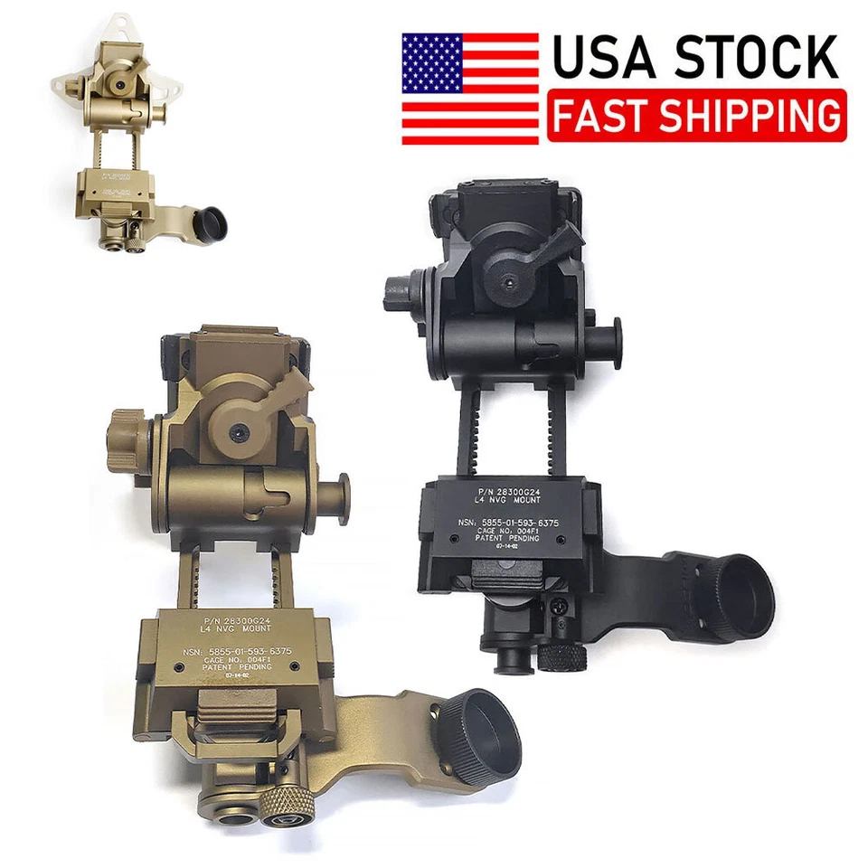 L4G24 Mount+PVS-14 J-Arm NVG Helmet Mount Combo w/ Original Markings Metal US