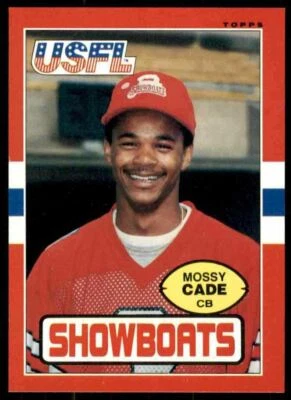 1985 Topps Usfl #67 Mossy Cade - Image 1 of 2