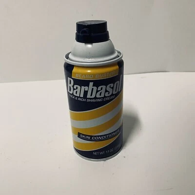 Barbasol Thick & Rich Shaving Cream Beard Buster Skin Conditioner 10oz Rare