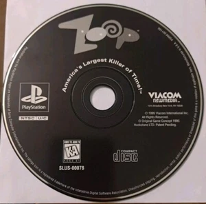 Zoop: America's Largest Killer Of Time! Puzzle PlayStation 1 PS1 - DISC ONLY - Picture 1 of 1