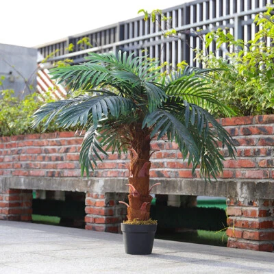 Artificial Palm Tree Fake Tropical Potted Plant Indoor Outdoor Home Office Decor - Image 1 of 4