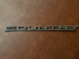 Ford Country Squire Emblem/Name Badge 1970s Logo OEM Original Vintage