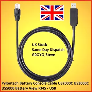 Pylontech akumulatorowy kabel konsoli US2000C US3000C US5000 widok baterii RJ45 - USB - Zdjęcie 1 z 3