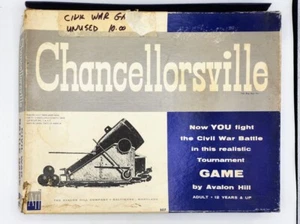 Chancellorsville Civil War Battle Game Avalon Hill Vintage 1961 nie benutzt - Bild 1 von 8