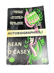 Sean O'Casey AUTOBIOGRAPHIES I 1963 I Knock Drums Under The Windows Pictures Vtg - Foto 1 di 11
