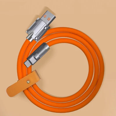 For IOS Android Phone Type-c 120W USB Fast Charging Cable Charge Cable Cord Wire - Image 1 of 4