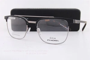 New MOREL OGA Eyeglass Frames 10099O NG04 Black made in France Aluminium 53mm - Picture 1 of 8