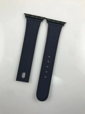 Apple Watch 42 mm 44 mm negro espacial clásico hebilla correa de cuero pieza de ingeniería Foto 1 de 4