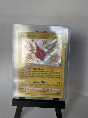 Rotom SV038/SV122 Shiny Holo Rare Shining Fates Pokemon Card Holo Rare, Sleeved - Image 1 of 3