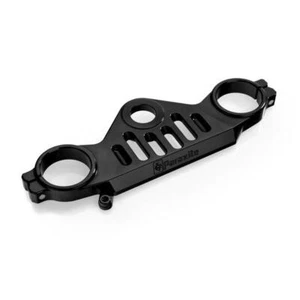Paraxite black aluminum upper steering plate Yamaha R6 2017-2024 - Picture 1 of 5