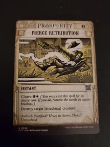 Magic the Gathering Fierce Retribution Breaking News MTG NM OTJ - Picture 1 of 2