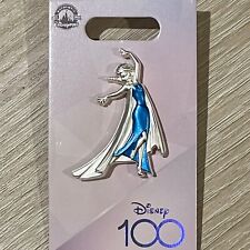 Disney Parks Pin - Disney 100 Frozen Elsa Platinum Pin