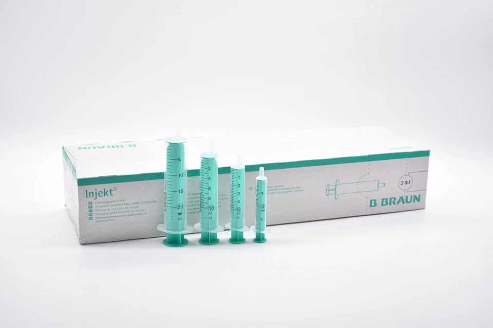 B.Braun Injekt Einmalspritzen 2-teilig mit Luer-Ansatz 100 Stück