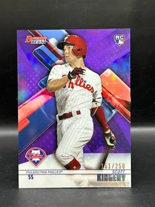 2018 BOWMAN'S BEST SCOTT KINGERY ROOKIE PURPLE REFRACTOR #151/250 #60 - Picture 1 of 2