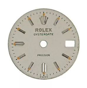 Vintage Orig. Nuevo de Lote Antiguo Reloj de Pulsera Rolex Oysterdate para Dama Esfera Negra - Imagen 1 de 2