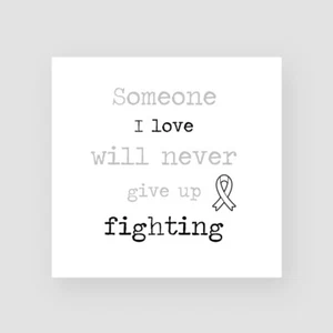 Lung Cancer Support Card Get Well Soon Sympathy Thinking Of You Chemo Patient - Picture 1 of 4