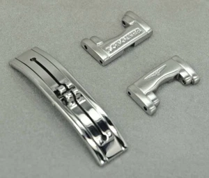 NEW Genuine Longines Stainless Steel Watch Bracelet 39mm Folding Clasp 150-27633 - Picture 1 of 1