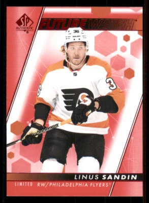 2022-23 SP Authentic Limited Red #186 Linus Sandin FW - Image 1 of 2