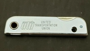 Vintage Trim Trio United Transportation Union Advertising / Nail File Multitool - Picture 1 of 3