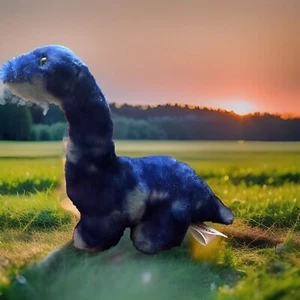 Aurora Brachiosaurus Stuffed Plush Animal color blue dinosaur gift kids toys *** - Picture 1 of 3