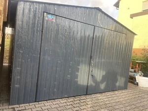 Blechgarage 3x4x2,55 Fertiggarage Container Leichtbauhalle Blechlager Metallhaus - Bild 1 von 8