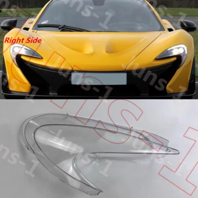 Carcasa de lente transparente para faro lateral derecho + pegamento de sellado para McLaren P1 2014-2015 Foto 1 de 4
