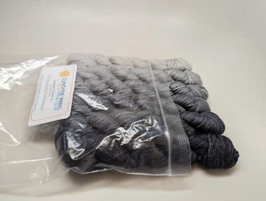 Gradient Sunshine Yarn 6 mini hanks/ total 500 yd Luxury Sport Celadon Shawl Kit - Picture 1 of 2