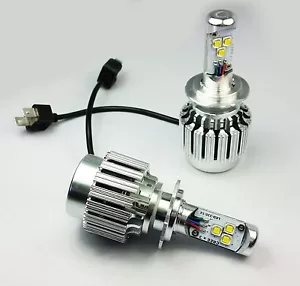 H7 HP LED TURBO SUPER BRIGHT 6000 LM XML CHIP HEADLIGHTS B - Picture 1 of 2