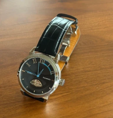 Reloj Automático Hombre Egard Edición Limitada Tono V2 Negro y Azul Foto 1 de 4