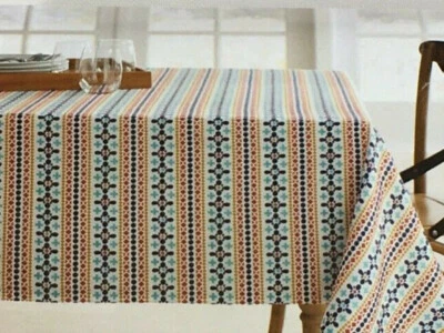 Mantel oblongo de tela Food Network 60 x 84" - estampado Taste of Summer Foto 1 de 3