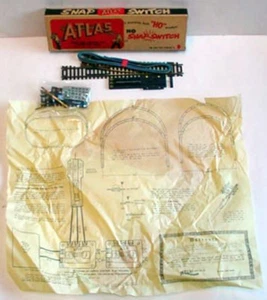 Vintage Atlas HO Train Snap-Switch #51 Remote Control Right New in Box CONDITION - Picture 1 of 12