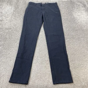 Cotton On Skinny Chino Pants Men's 32x32 Navy Stretch Skinny Fit Casual - Picture 1 of 9