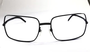 Chanel 4074 101 Matte Black Vintage Rectangular Sunglass Optical Frame Italy - Picture 1 of 13