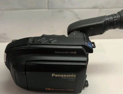 Panasonic Palmcorder VHS-C PalmSight PV-L557 UNTESTED 16X, CLEAN, Untested  - Image 1 of 4