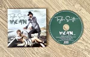 RARE LIMITED NUMBERED Taylor Swift MEAN CD Single SPEAK NOW - Picture 1 of 4