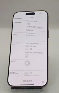 LESEN* Apple iPhone 16 Pro Max - 256GB - Desert Titanium (Verizon) ~60877 - Bild 1 von 4