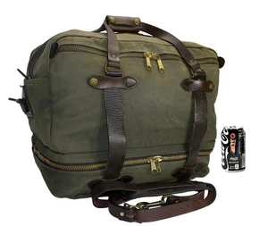 Borsone Filson Mid OUTFITTER robusto twill verde lontra 236 vecchio stock epoca Talon - Foto 1 di 18