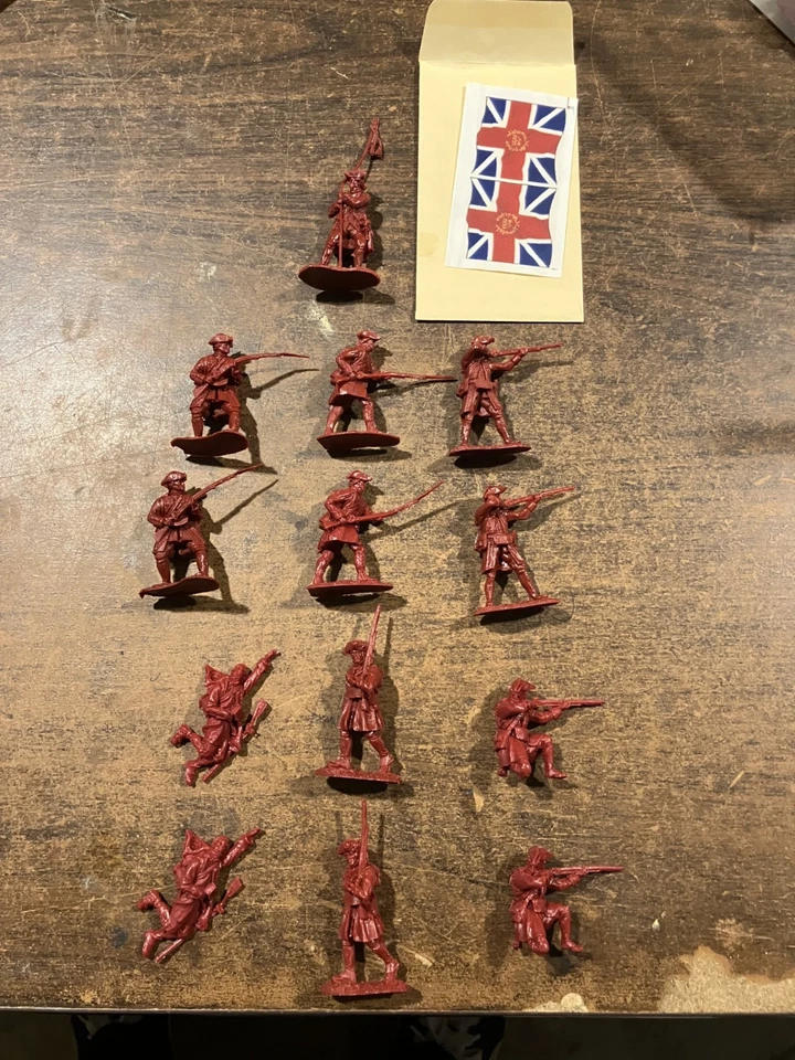 Barzso Playsets resin French & Indian War British Infantry figure lot/set - Image 1 of 1