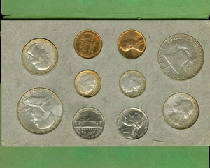 1958  DOUBLE MINT SET 20 COINS UNC TONING READY FOR CERTIFICATION UNTOUCHED . - Picture 1 of 3